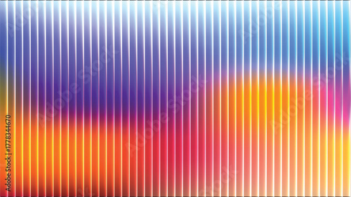 Glass gradient surface in teal and navy tones, luminous ripple waves, smooth blur distortion, abstract reeded vertical displacement, futuristic flow.