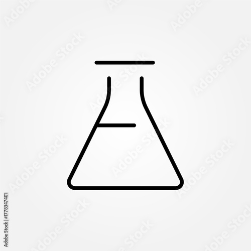 beaker glass icon symbol illustration vector eps10 logo template design pattern seamless bright minimal design flat design realistic style simple design modern design