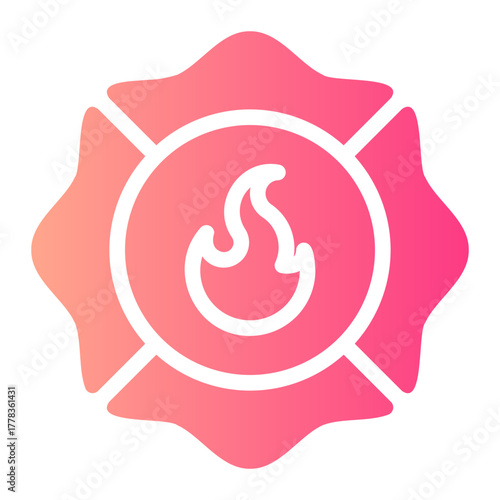 badge gradient icon