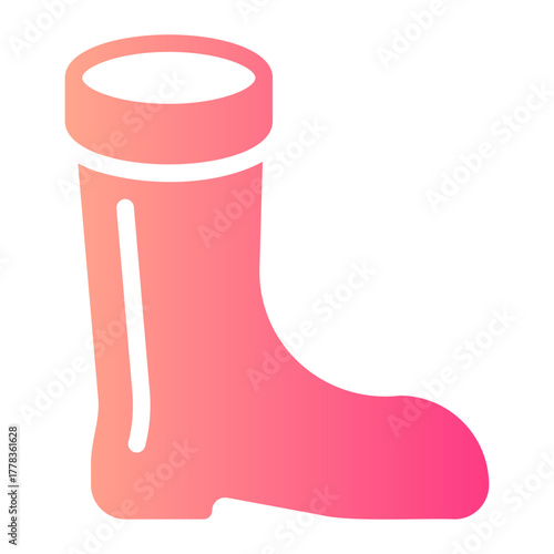footwear gradient icon