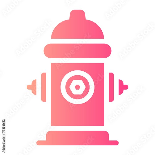 hydrant gradient icon