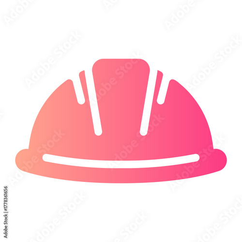 helmet gradient icon