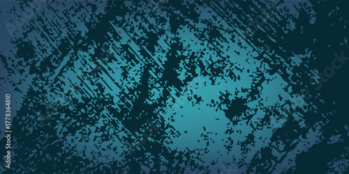 Trendy Dark grunge Blue textured concrete background modern