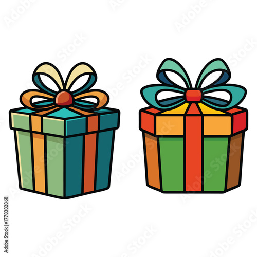 Gift box vector