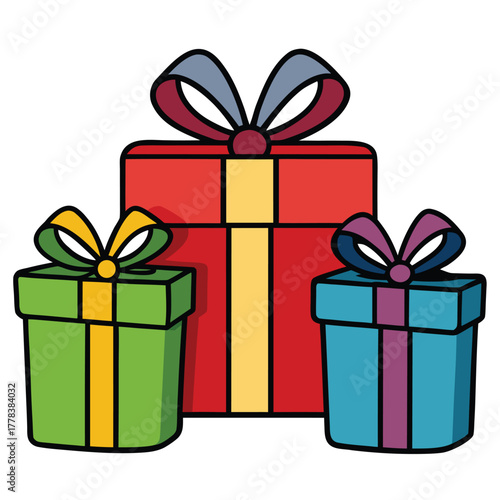 Gift box vector