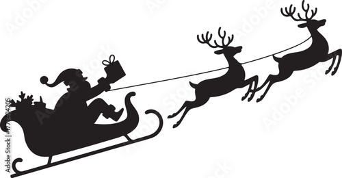 Black silhouette of row houses with string lights buildings 1