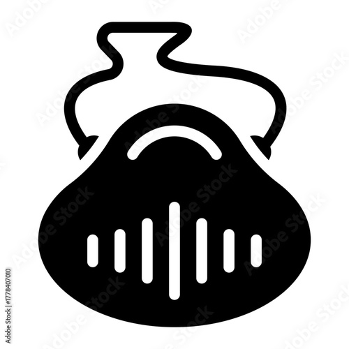 face mask glyph icon