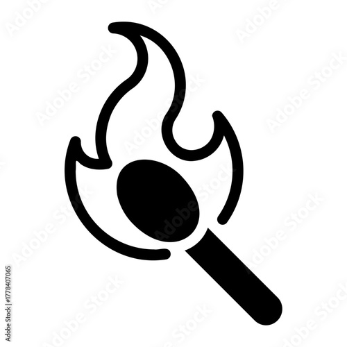 matches glyph icon