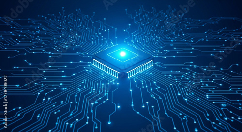 Microchip Technology Electronic Circuit Board Visualization