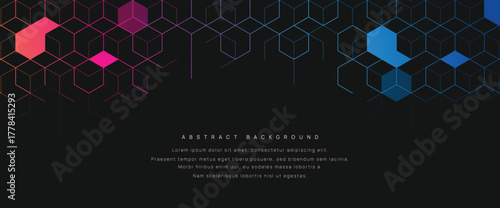 Graphic design element and abstract geometric background.	