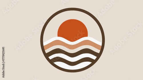 Coastal beach restaurant logo design for unique dining experience and identity creation.