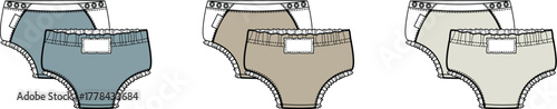 Essential men's innerwear collection showcasing comfortable and practical undergarments in a versatile palette of three distinct neutral colors, perfect for everyday wardrobe foundational comfort