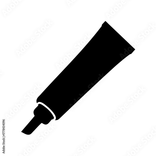 Silhouette of a generic tube representing toothpaste or medical ointment container