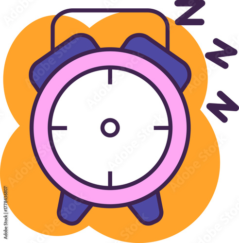 Sleep Time Icon Element