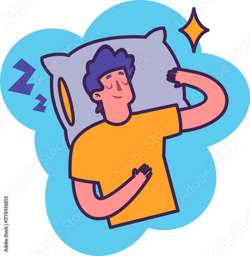Sleep Time Icon Element