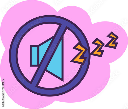 Sleep Time Icon Element