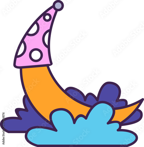 Sleep Time Icon Element