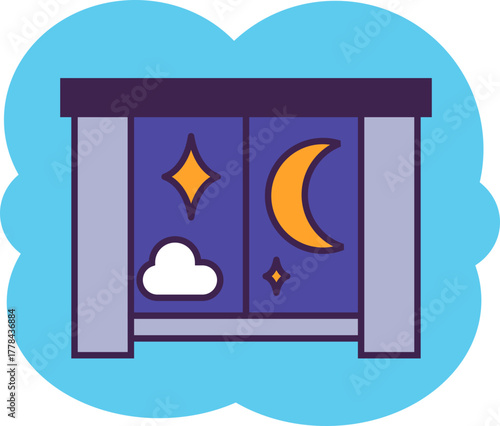Sleep Time Icon Element
