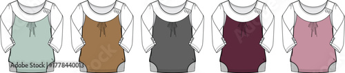 Elegant Bodysuit Set for Babies A Stylish Collection of Cozy Onesies