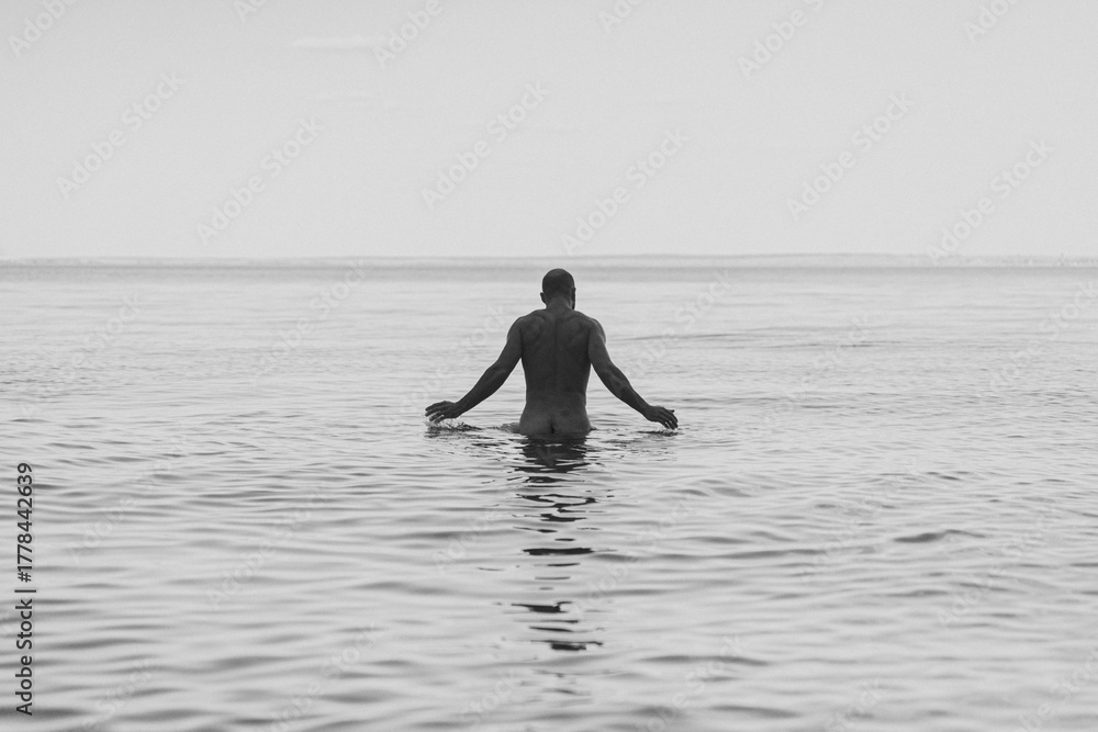 custom made wallpaper toronto digitalA Man Swims Alone