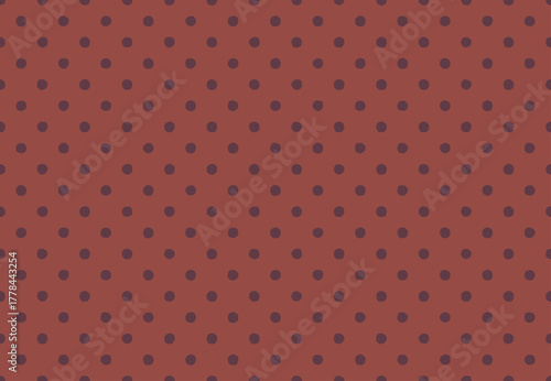 Dark Brown Hand Drawn Dot Pattern for Elegant Valentine Background