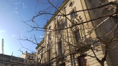 Wallpaper Mural Facade of the Jaén City Hall, Andalusia, Spain. The 18th-century building is located in the Plaza de Santa María. Torontodigital.ca