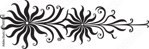 Elegant Floral Vector Art showcases a minimalist design with delicate botanical elements and refined details