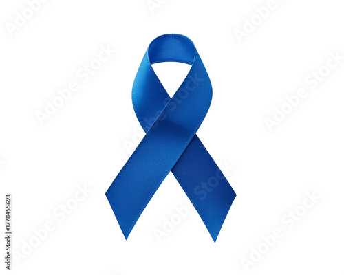 blue awareness ribbon