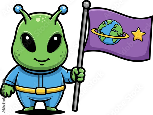 galactic envoy displays symbol of universal connection and future adventures