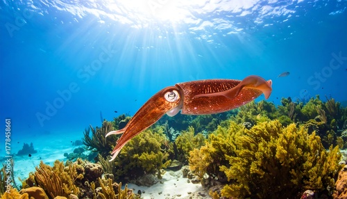 Underwater cephalopod