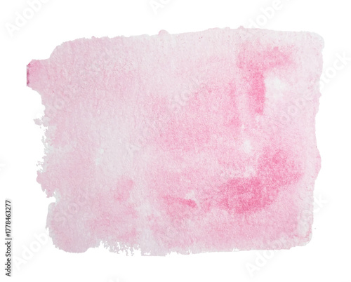 Brush line. Vector pink paint brush spot, highlighter line or felt-tip pen marker. Ink smudge abstract shape stains with texture
