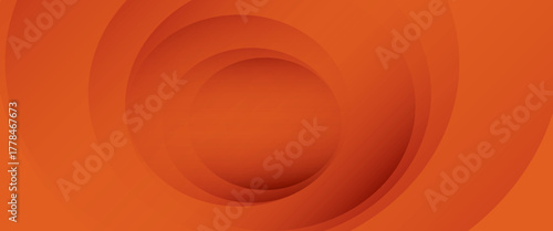 Abstract orange circular gradient background with subtle layered rings and soft light effects, ideal for modern designs, web banners and presentations.