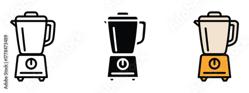 Blender icon vector. kitchen appliance, smoothies and food preparation symbol. vector illustration.