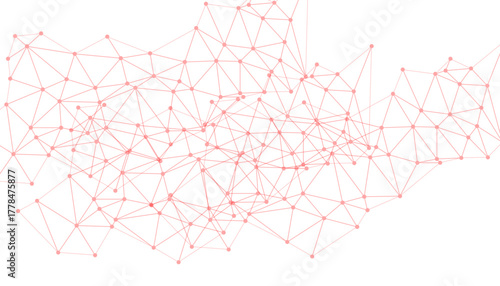 Visual representation of global network communication and connectivity