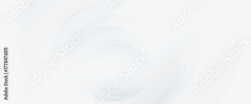 Abstract white gradient background with soft circular layers and light reflections, clean and modern minimalist design for business, web and presentations.