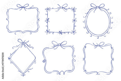 Decorative Frame Design Collection – Elegant Border Vector Set