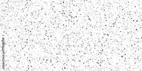 White  granite noise rock splatter overlay grunge terrazzo dirty particle concrete mosaic stone messy. Structure natural decorative tile and floor kitchen interior terrazzo background
