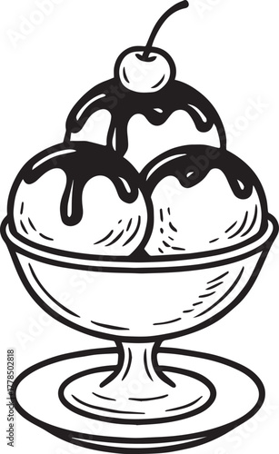 Ice Cream Sundae Bowl