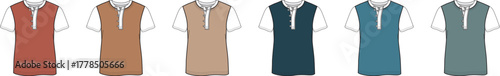 Colorful waistcoat designs collection, showcasing stylish variations for diverse fashion and apparel concepts