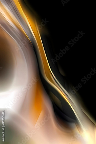 ABSTRACT BLURRED BACKGROUND The light spills onto the black background, creating an interesting abstract design—a pattern of lines and halftones that evokes various associations in your imagination.