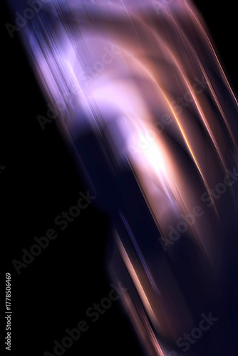 ABSTRACT BLURRED BACKGROUND The light spills onto the black background, creating an interesting abstract design—a pattern of lines and halftones that evokes various associations in your imagination.