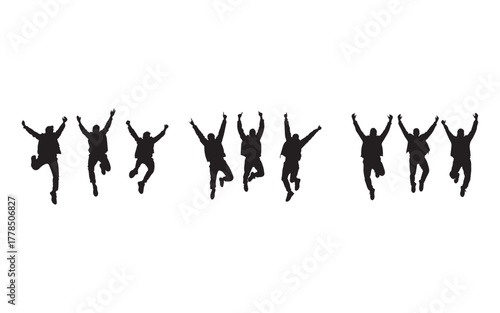 vector silhouette of a woman