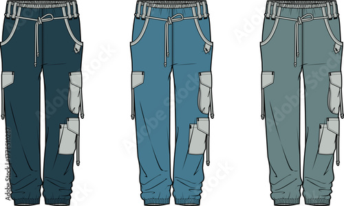 Versatile Cargo Pants A Trio of Colors for Every Style