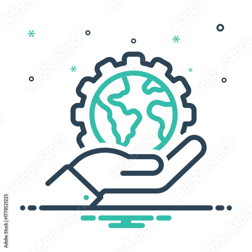 Mix icon for it governance