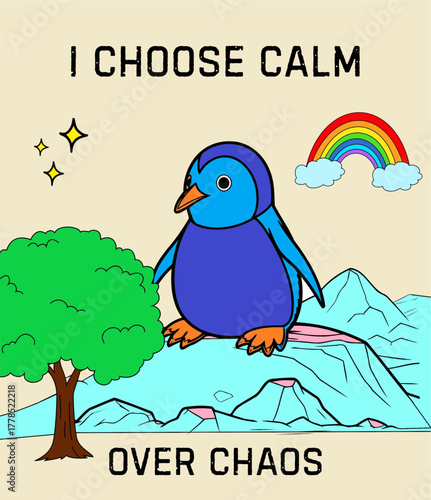 inspiration motivational quote peaceful i choose calm and chaos