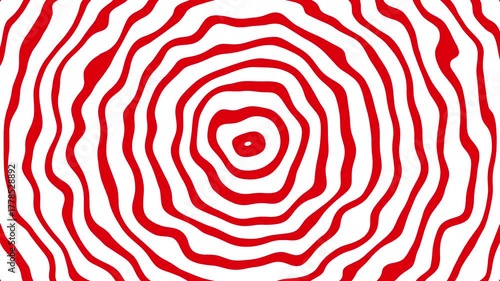 Deep Crimson Red Gradient Abstract Motion Background Loop