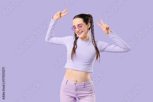 Pretty young woman with bra...