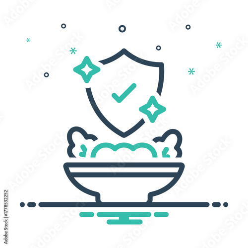 Mix icon for hygiene standards