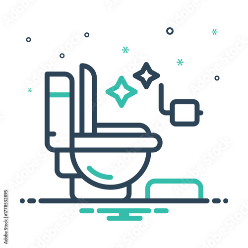 Mix icon for sanitary conditions