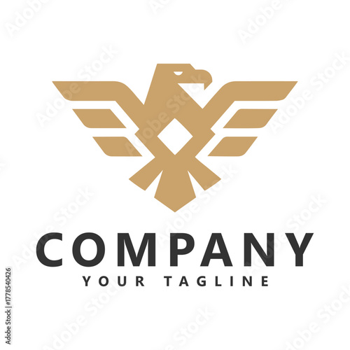 Initial w eagle logo modern letter w forming eagle bird design logo vector illustration